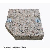 Deko-Kieselsteinplatte für Ampelschirm Gastro Pendel 3,3 x 3,2 m